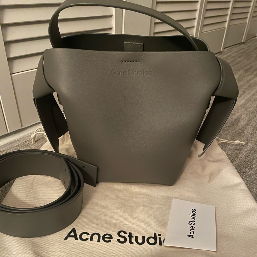 **SOLD** Acne Studios Musubi Mini dark grey bag